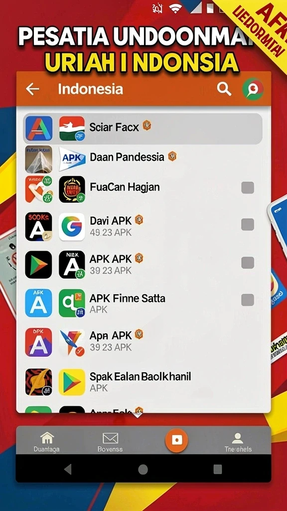 Tampilan antarmuka yang modern dan menarik.