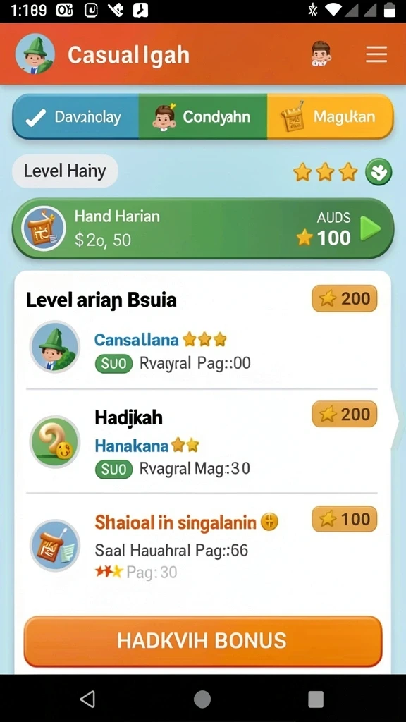 Tampilan antarmuka yang user-friendly dan menarik.