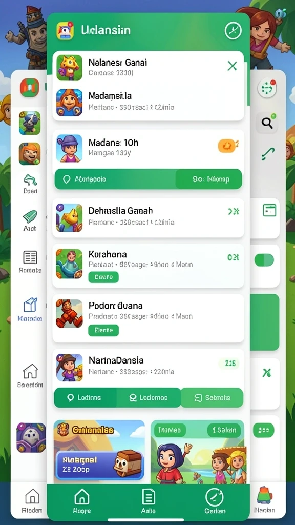 Tampilan utama dari game 9ZK yang menarik.