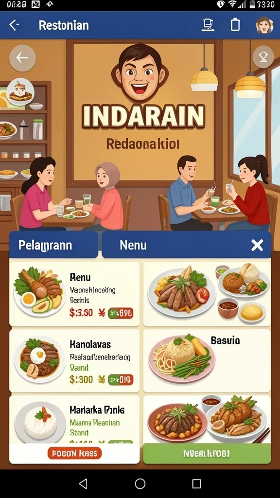 Tampilan antarmuka yang intuitif dan mudah digunakan.