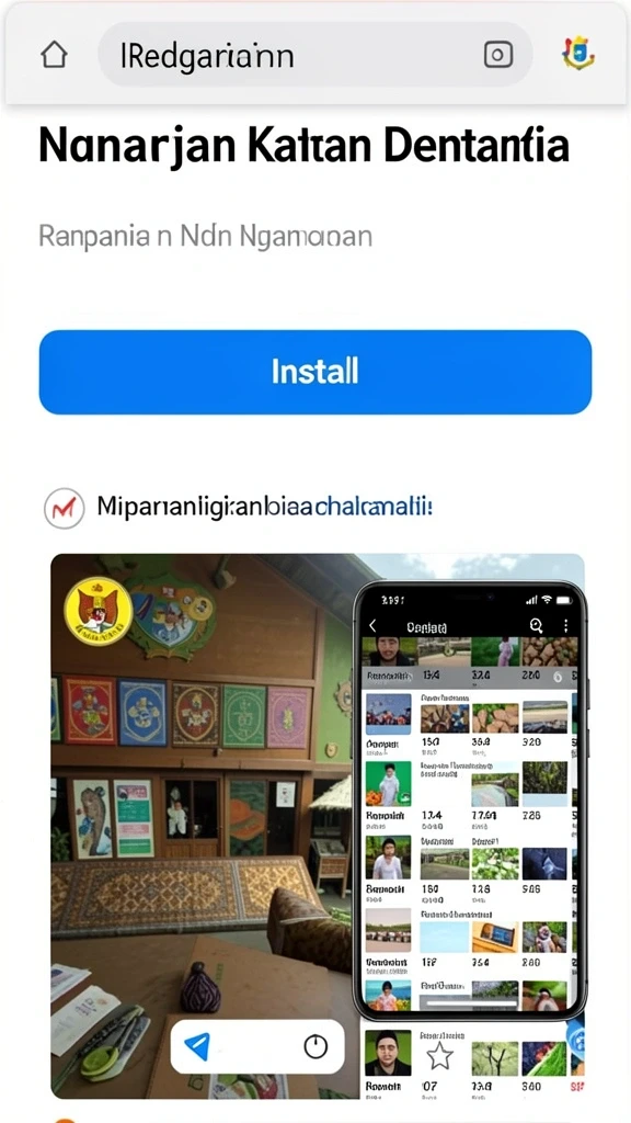 Screenshot gameplay dengan tampilan menarik.