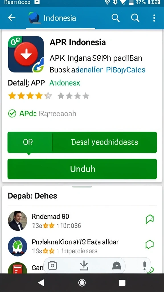 Tampilan antarmuka utama yang menarik.