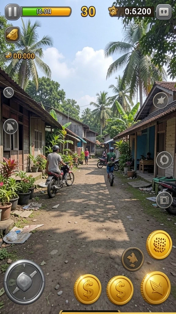Lingkungan game yang luas dan detail yang menakjubkan.
