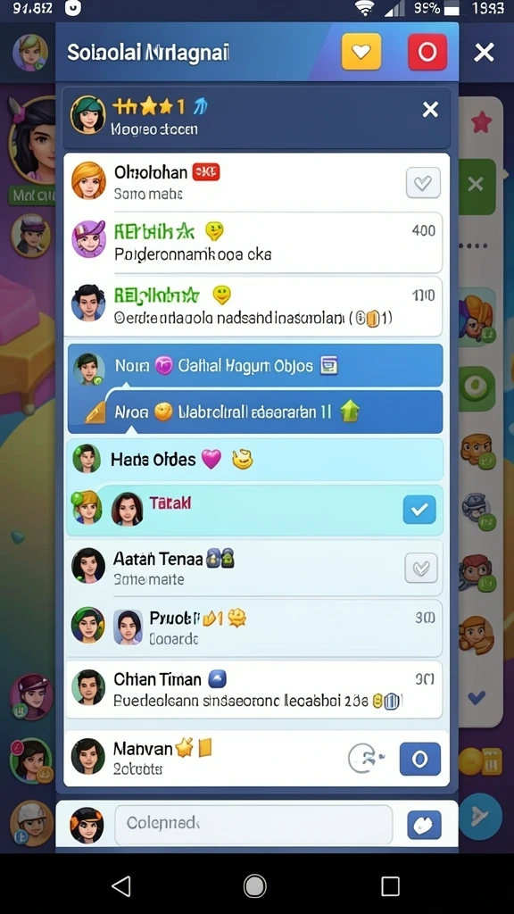 Tampilan menu utama yang user-friendly.