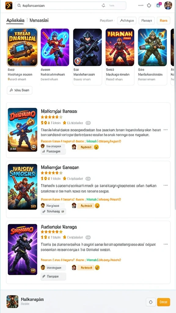 Karakter yang beragam dengan kemampuan unik.