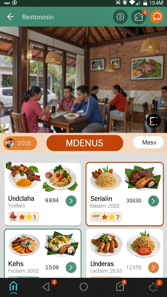 Fitur komunitas yang memungkinkan interaksi antar pemain.