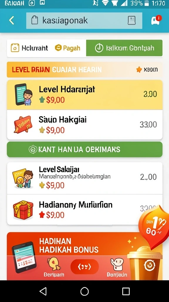 Tampilan antarmuka yang menarik dan mudah digunakan.