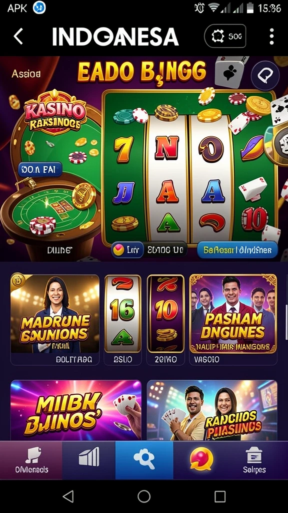 Screenshot kedua menampilkan fitur mode permainan yang variatif.