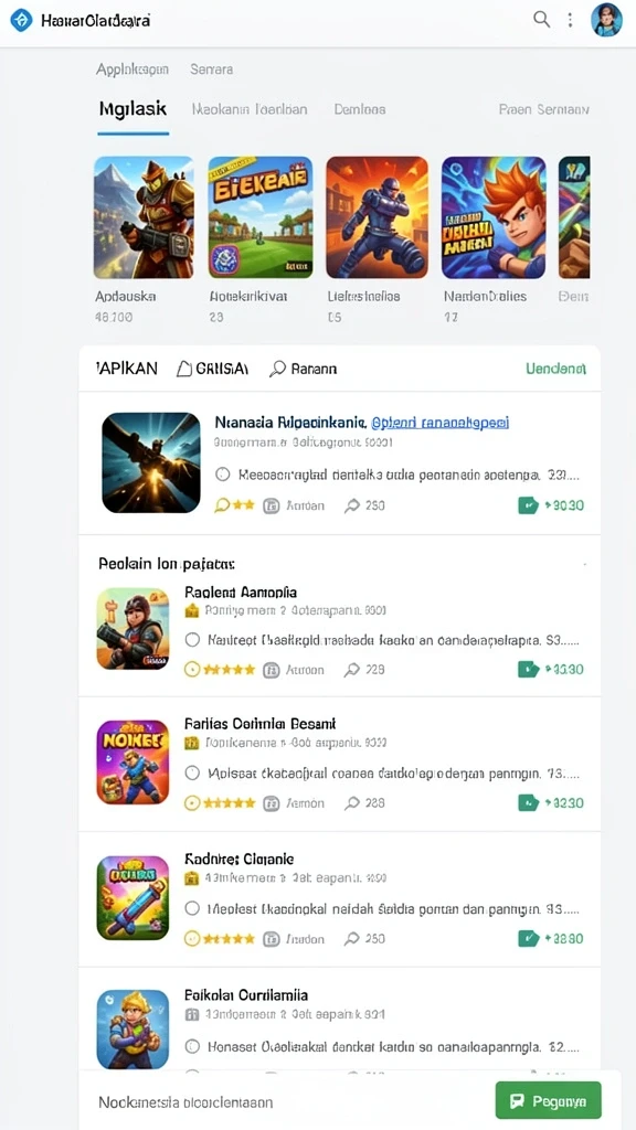Tampilan antarmuka yang ramah pengguna.