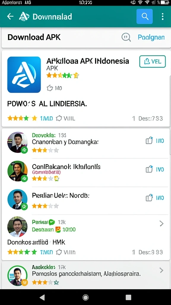 Tampilan awal yang intuitif dan menarik.