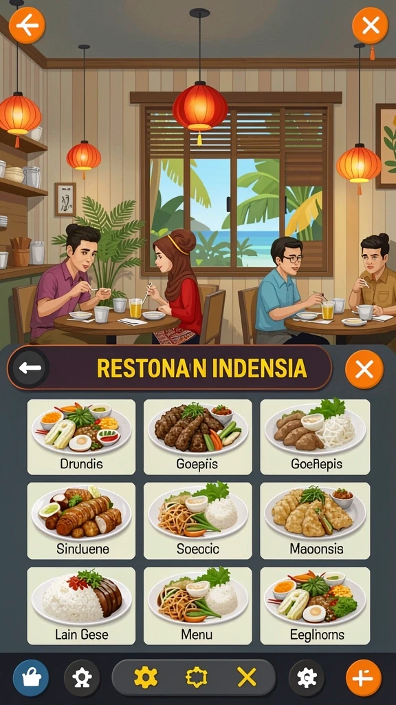 Antarmuka pengguna yang ramah dan menarik.