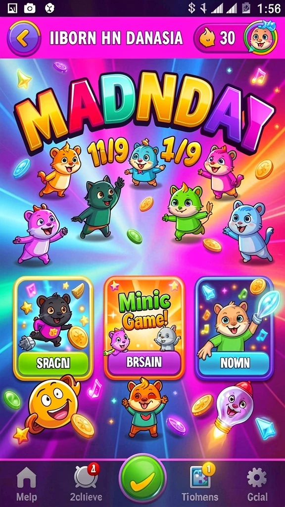Berbagai karakter menarik yang dapat dipilih.