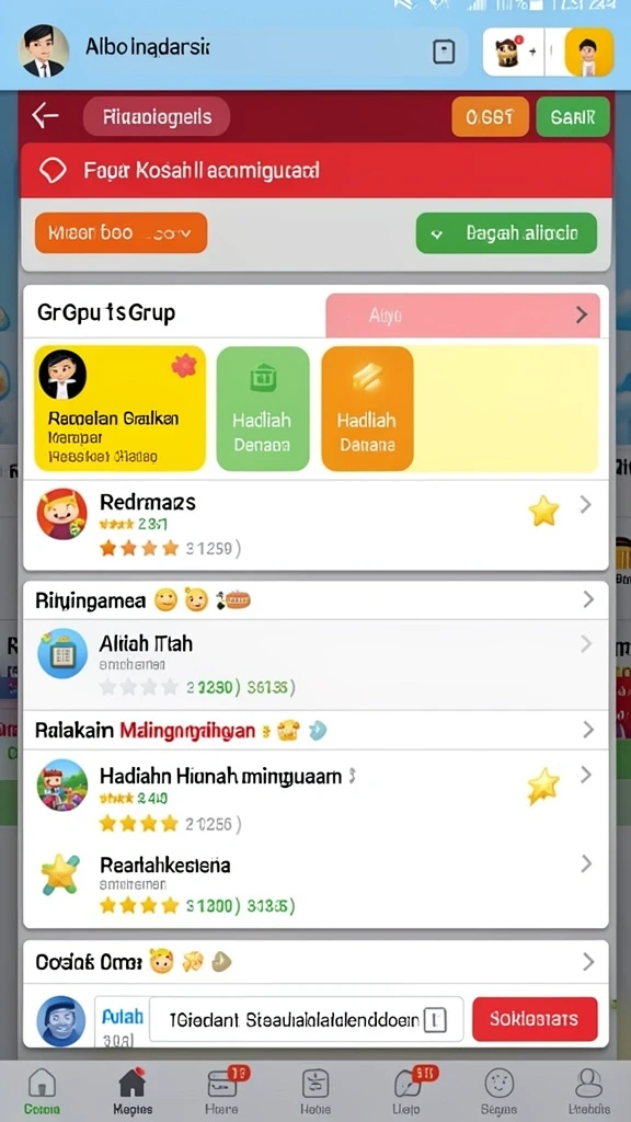 Fitur statistik permainan real-time untuk analisis.