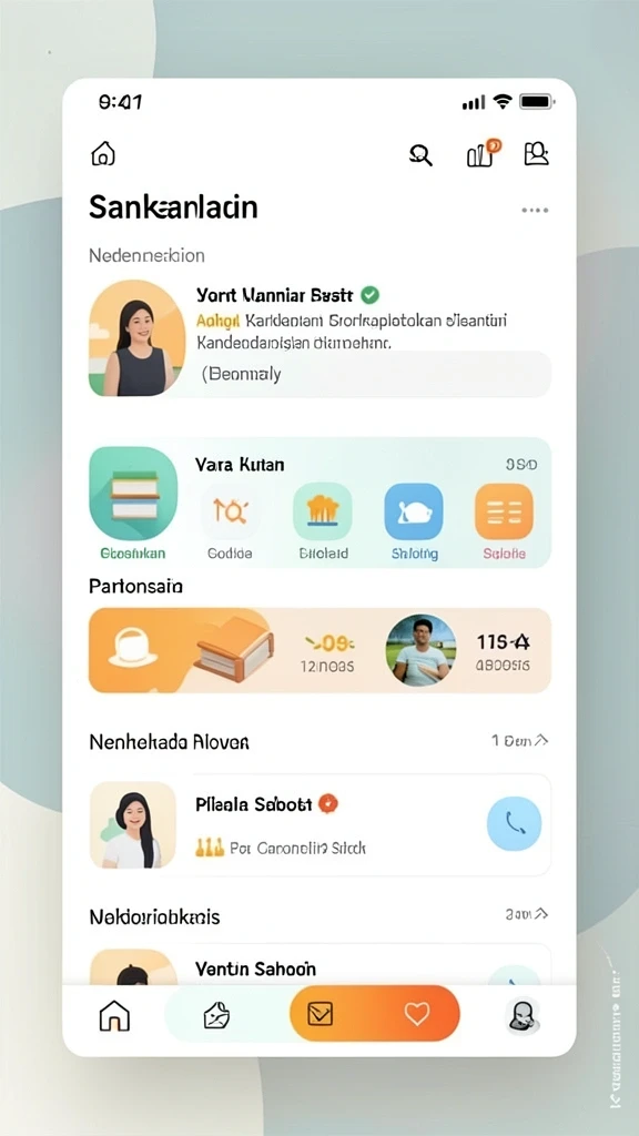 Fitur komunitas yang mendukung interaksi antar pemain.