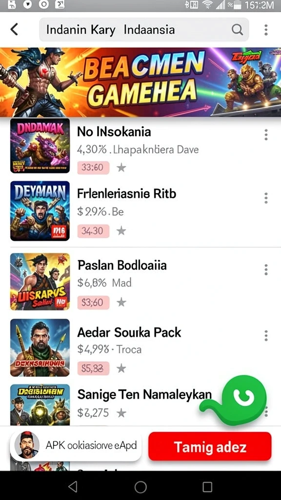 Tampilan antarmuka pengguna yang intuitif dan menarik.
