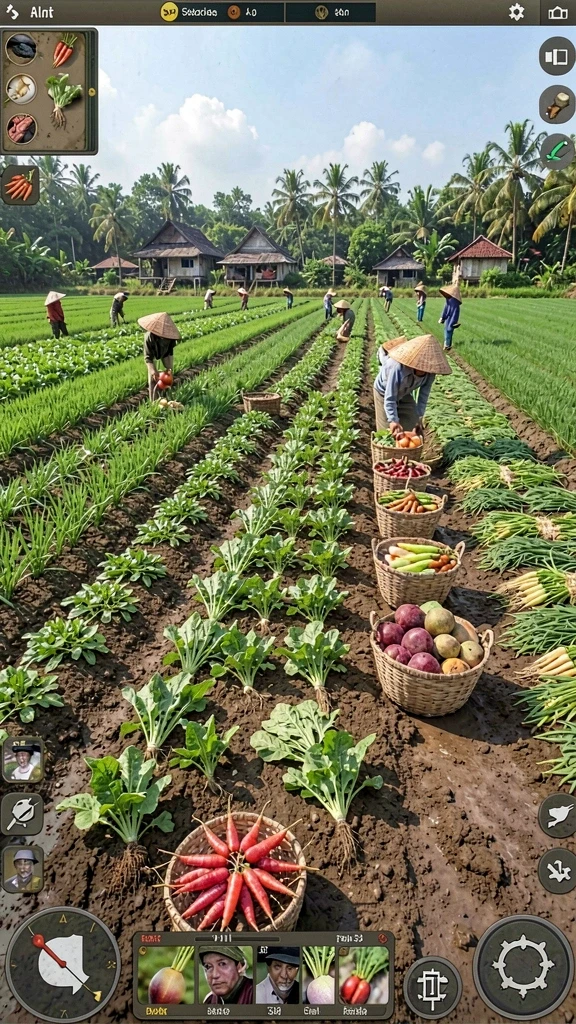 Karakter unik dengan opsi kustomisasi yang beragam.