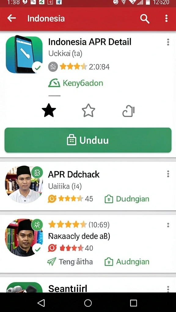 Tangkapan layar dari fitur bonus yang menarik.