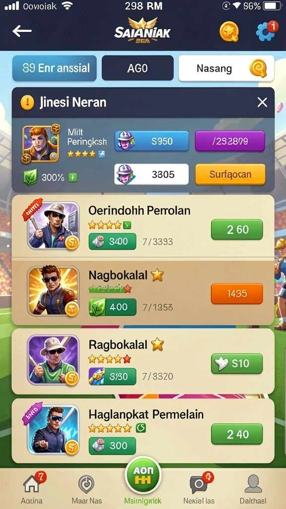 Tangkapan layar menunjukkan karakter utama dalam aksi petualangan.