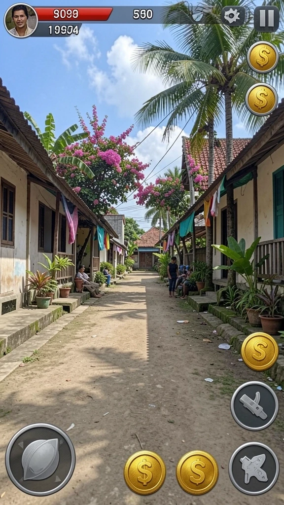 Tampilan antarmuka utama yang menarik dan user-friendly.