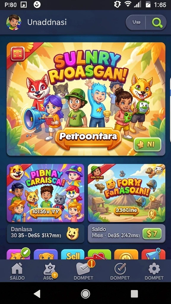 Deskripsi dari misi menantang di level tengah permainan.
