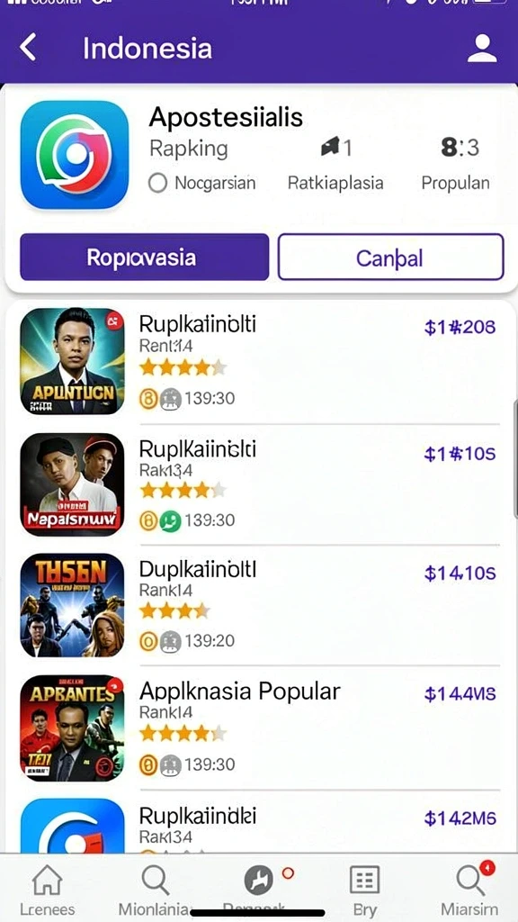Tampilan antarmuka yang intuitif dan user-friendly.