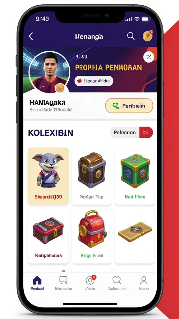 Beragam permainan untuk semua kalangan umur.