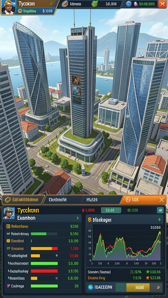 Tampilan awal permainan dengan berbagai pilihan slot.