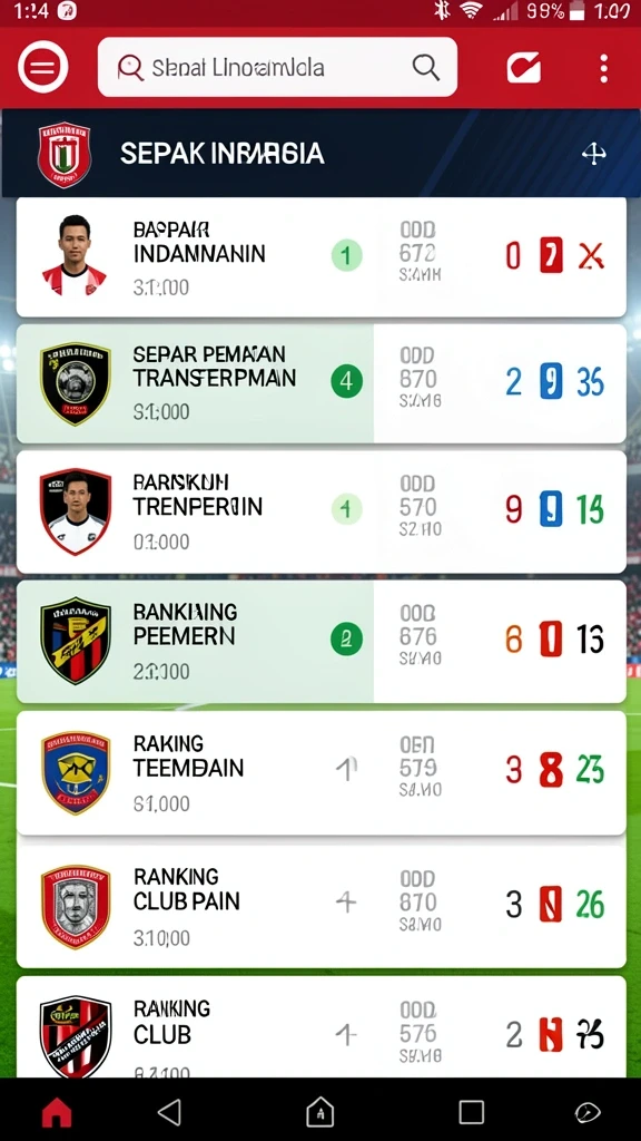 Fitur live betting yang menambah keseruan bermain.