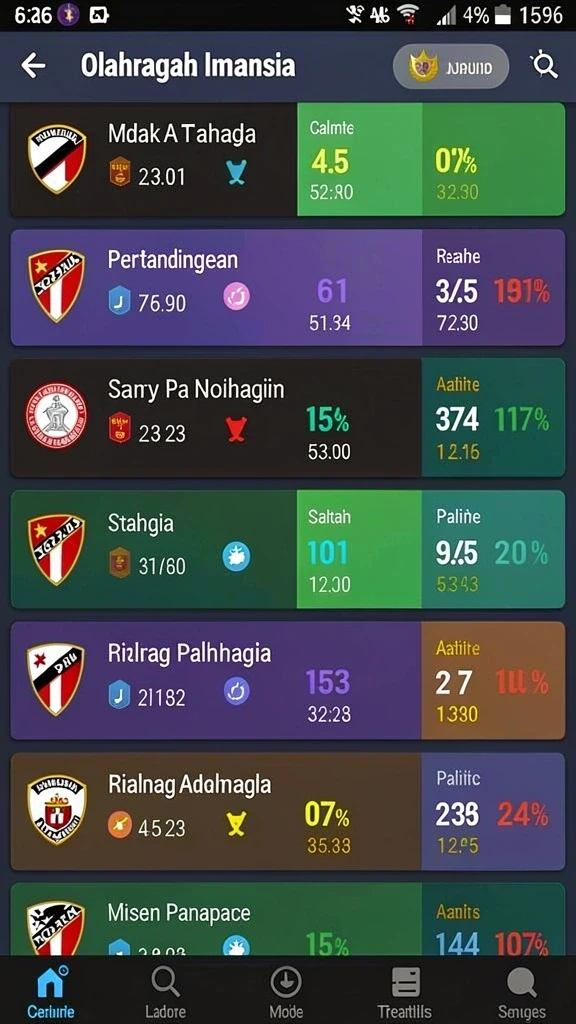 Beragam permainan taruhan yang tersedia untuk dimainkan.