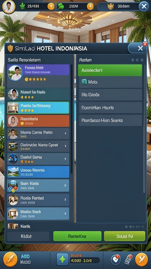 Visual grafis yang memukau dan user interface yang ramah pengguna.